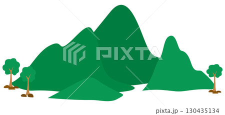 illustration of mountain 130435134