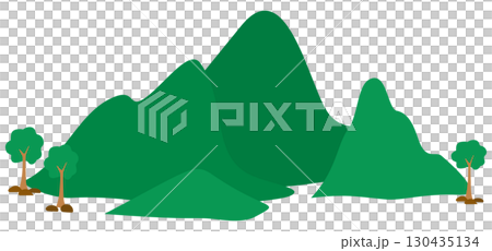 illustration of mountain 130435134