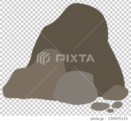 illustration of stone or rock 130435135