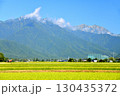 大町市平より爺ヶ岳～鹿島槍ヶ岳～五竜岳方面を望む(長野県大町市)【2025.9】 130435372