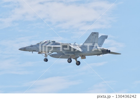 デモフライトを行う米海軍のF/A-18F　スーパーホーネット　VFA-102　ダイアモンドバックス 130436242