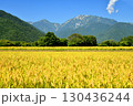 大町市大町より蓮華岳、北葛岳方面を望む(長野県大町市)【2025.9】 130436244
