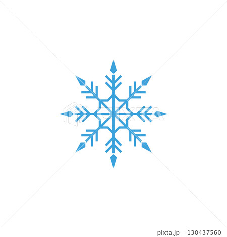 Christmas Snowflakes design Winter snow icon Christmas Snowflakes design Winter snow icon 130437560