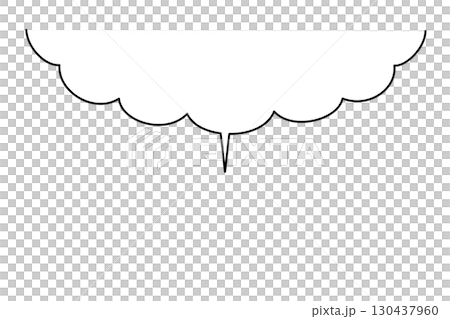下半部氣泡插圖複製空間 下半部氣泡插圖複製空間 130437960