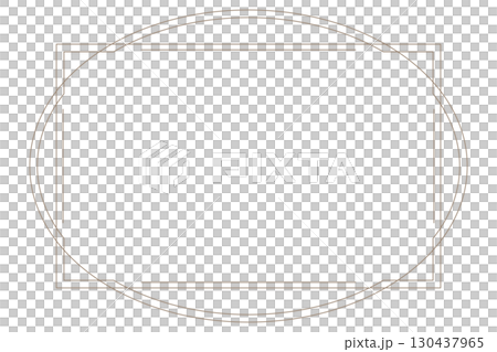 Simple geometric rectangular frame A retro vintage Simple geometric rectangular frame A retro vintage 130437965