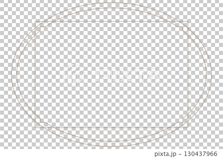 簡單幾何矩形框架 B 復古 130437966