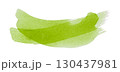 green watercolor background. Artistic hand paint. Isolated on transparent background. 130437981