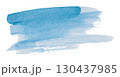 light blue watercolor background. Artistic hand paint. Isolated on transparent background. 130437985