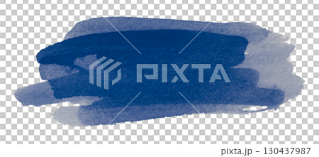 blue watercolor background. Artistic hand paint. Isolated on transparent background. blue watercolor background. Artistic hand paint. Isolated on transparent background. 130437987