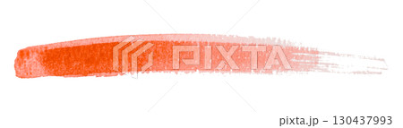 red watercolor background. Artistic hand paint. Isolated on transparent background. 130437993