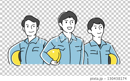 ビジネス　作業員　集合 130438174