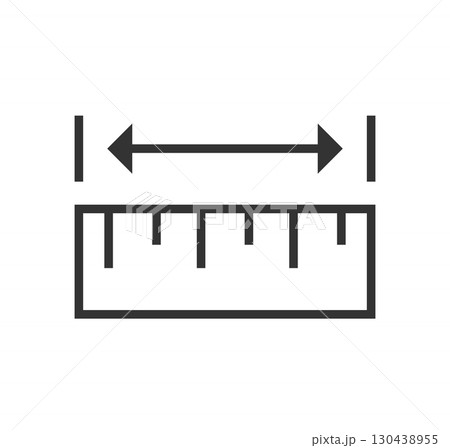 Ruler Scale Length Symbol for Size and Dimensionのイラスト素材 [130438955] - PIXTA