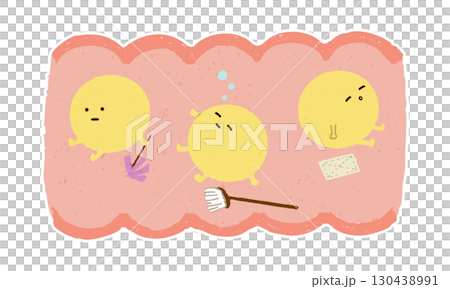 腸内でサボる善玉菌たち 130438991