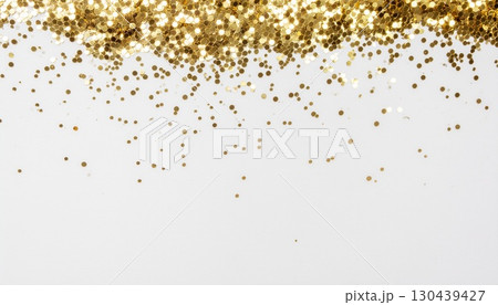 金がキラキラ光る幻想的なテクスチャ背景 130439427