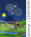 8月_富士山とお祭り 130439490