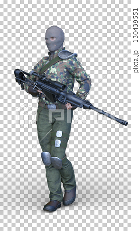覆面をした兵士 覆面をした兵士 130439551