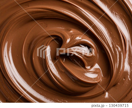 クリーミーなチョコレートのテクスチャ 130439715