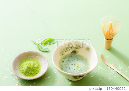 抹茶イメージ　背景素材 130440022