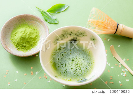 抹茶イメージ　背景素材 130440026