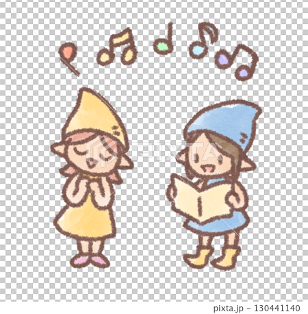唱歌的小矮人的插圖 唱歌的小矮人的插圖 130441140