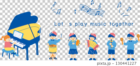 Children enjoying an ensemble Children enjoying an ensemble 130441227