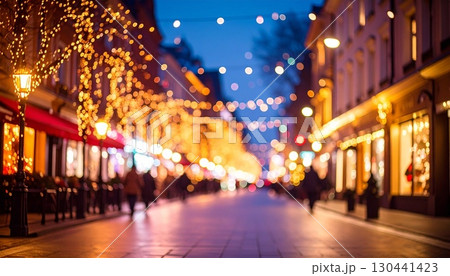 クリスマスの背景素材 130441423