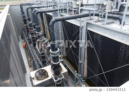 Industry HVAC system, Cooling tower, fan water Industry air conditioner system water valve pipe Industry HVAC system, Cooling tower, fan water Industry air conditioner system water valve pipe 130441511