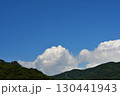 青空と白い雲、夏の雲 130441943