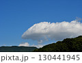 青空と白い雲、夏の雲 130441945