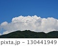 青空と白い雲、夏の雲 130441949