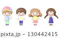 3dのけんかをしている子どもたちのイラスト 130442415