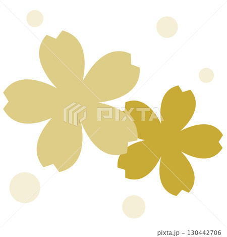 桜の花びらのイラスト 130442706