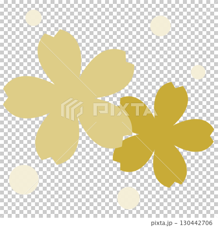 桜の花びらのイラスト 130442706