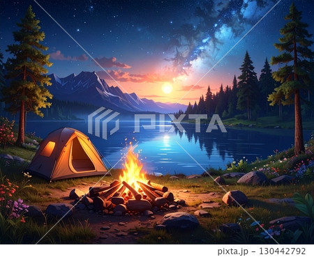 キャンプ 130442792