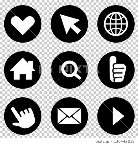 Web icon illustration set 130442819