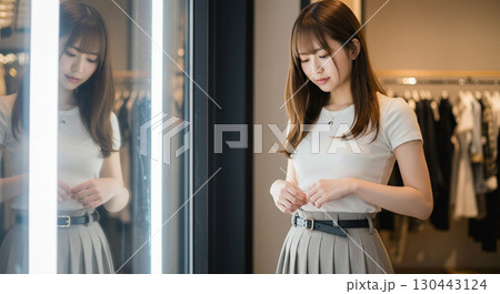 試着前のひととき 130443124