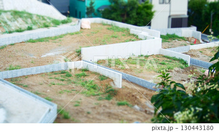 整備中の住宅造成地 自然風景 整備中の住宅造成地 自然風景 130443180