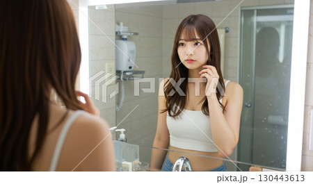 目覚めた私を、鏡とともに 130443613