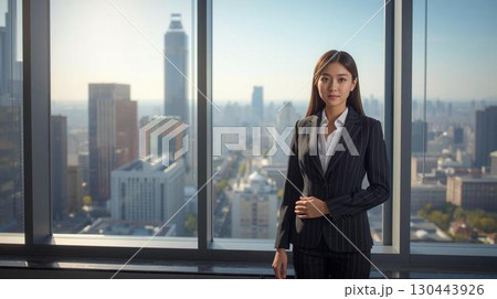 オフィスに立つ女性 130443926