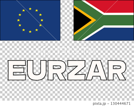 Simple euro South African rand icon illustration Simple euro South African rand icon illustration 130444671