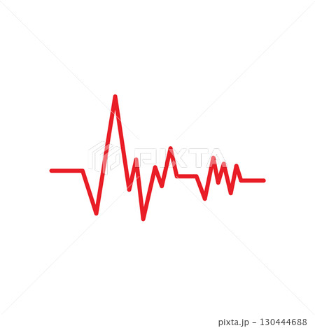 Pulse line illustration 130444688
