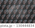 Gender symbols on chalkboard 130444834