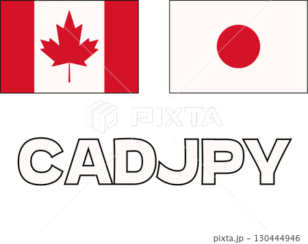 シンプルなカナダドル円のアイコンイラスト シンプルなカナダドル円のアイコンイラスト 130444946