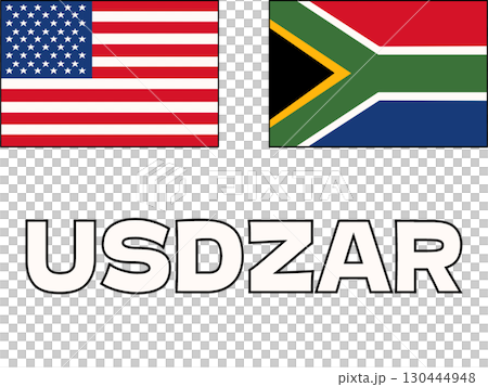 簡單的美元南非蘭特圖標插圖 簡單的美元南非蘭特圖標插圖 130444948