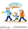 家族で災害避難場所へ01 130445041