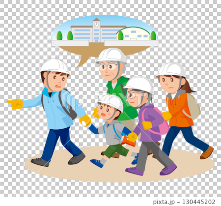 家族で災害避難場所へ02 130445202