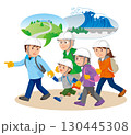 家族で災害避難場所へ03 130445308