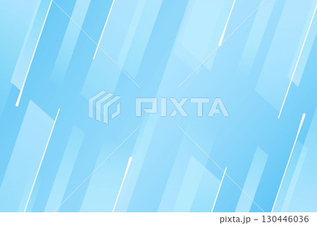 さわやかな斜め四角形スタイリッシュなビジネス背景テクスチャー　ブルー水色のシャープなイラスト 130446036