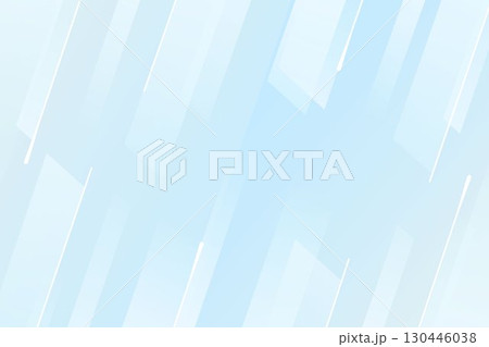 爽やかなビジネス背景イラスト　幾何学的スクエア　水色ブルー　シャープなイラスト 130446038