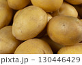 Fresh Raw Unpeeled Potatoes Close-Up, Natural Farm Vegetables. 130446429